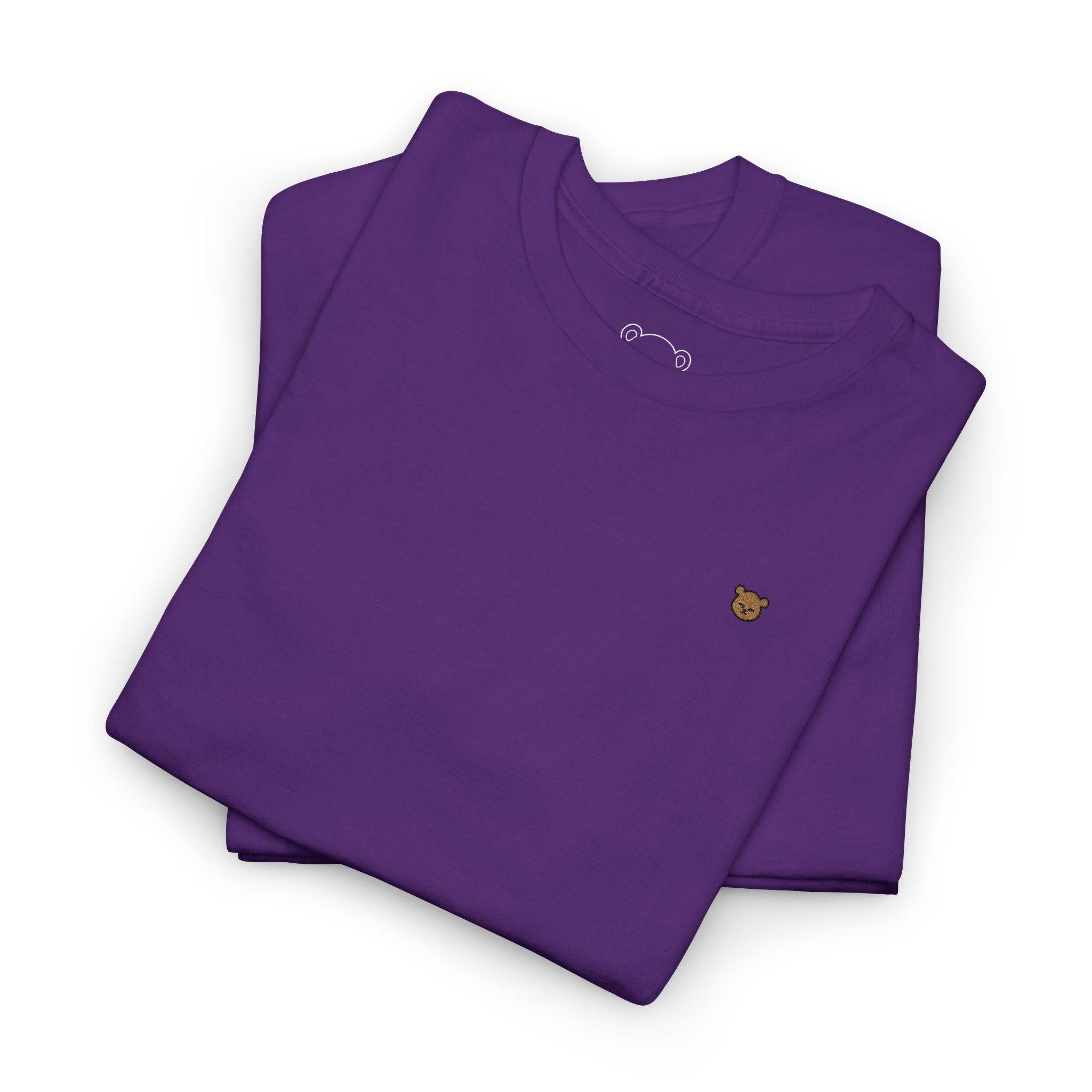 Simple Dark Tee - Embroidered