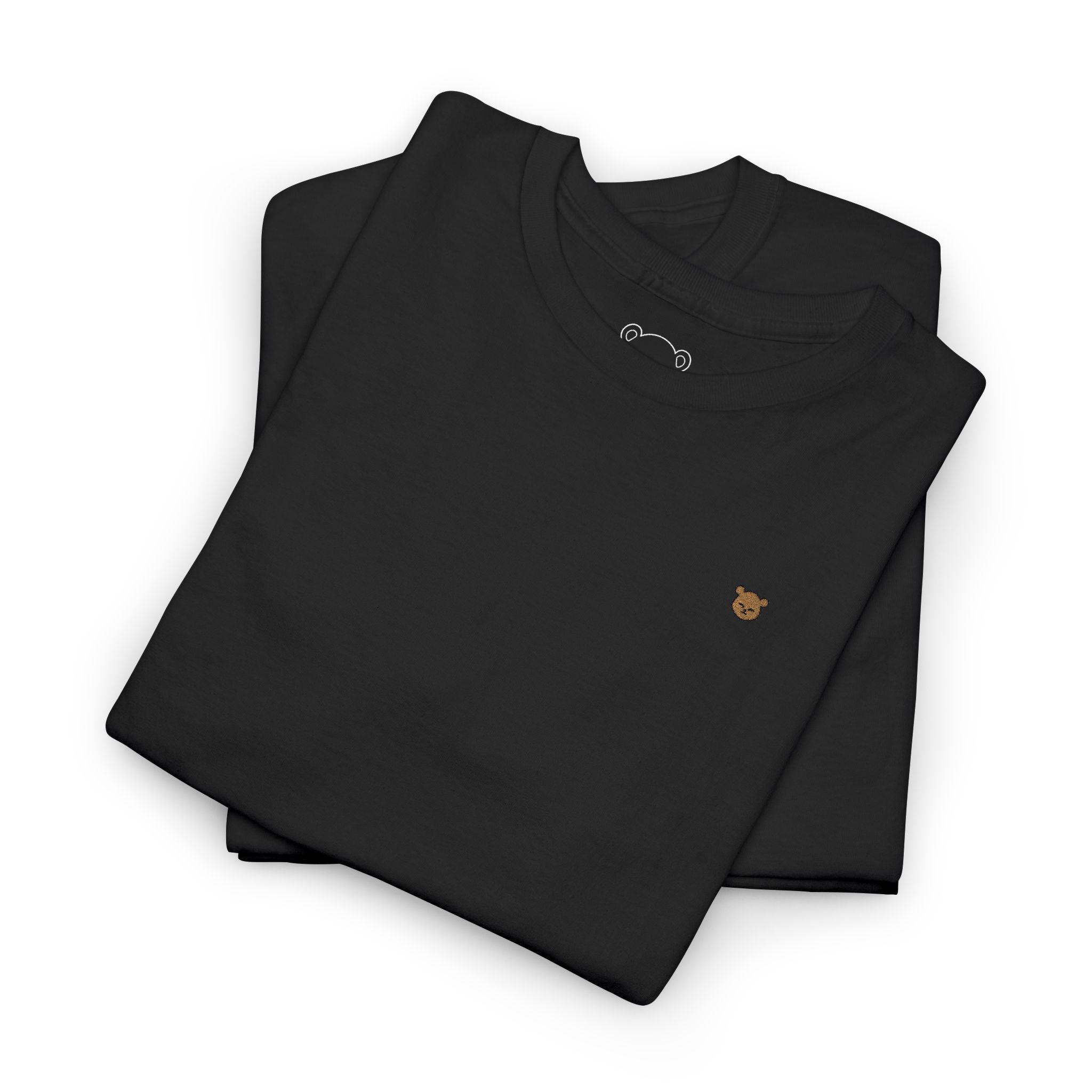 Simple Dark Tee - Embroidered