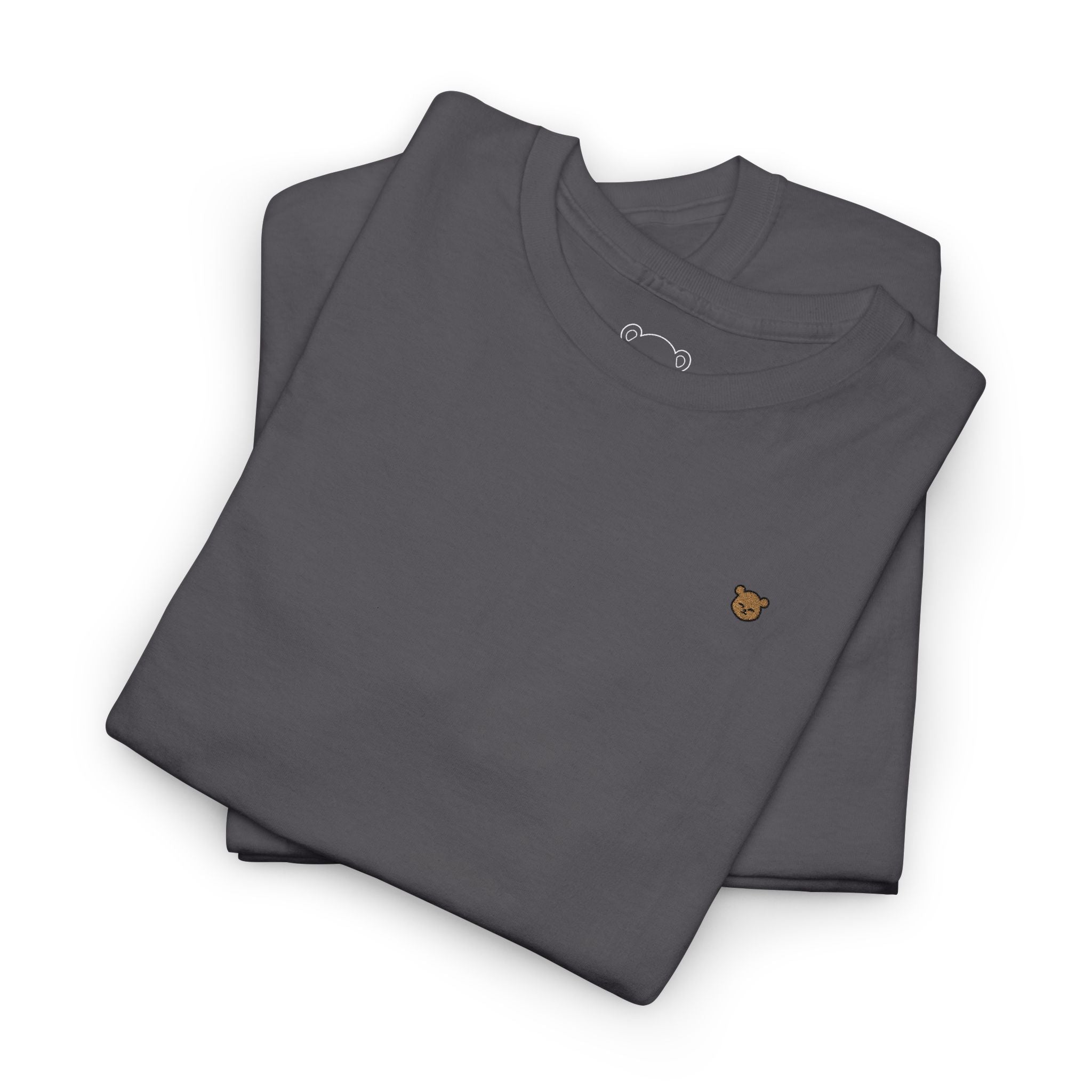 Simple Dark Tee - Embroidered