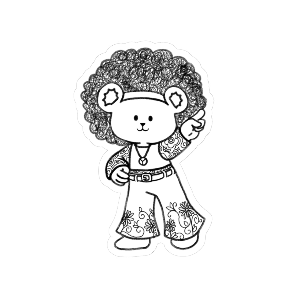 That '70s Bear - Disco Sticker